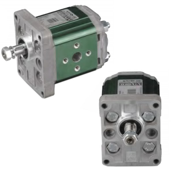 Einpass Ø30 - Welle zylindrisch 12mm - Ölanschlüsse EURO Flansch
