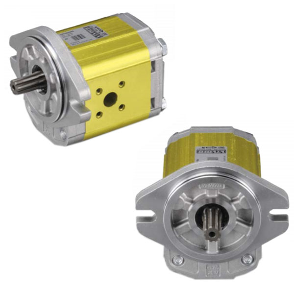 Einpass Ø82,5 - Welle Verzahnt 16/32 DP - 9 Zähne - Ölanschlüsse BOSCH Flansch