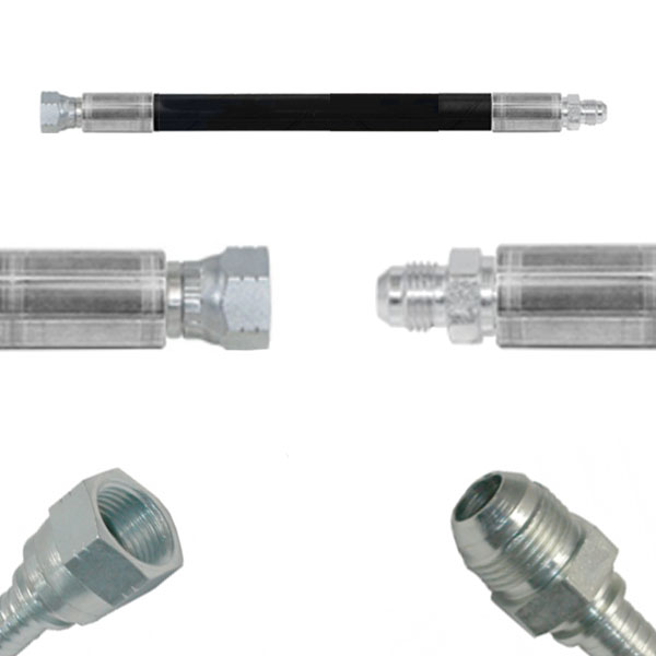Hydraulikschläuche JIC / UNF