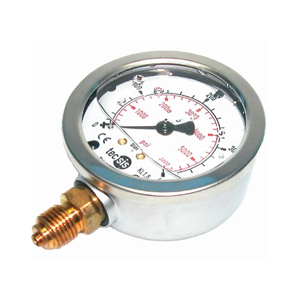 Manometer - Anschluss unten