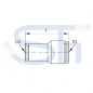 Preview: Gerader Reduziersteckverbinder 10mm - 8mm - Kunststoff
