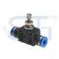 Preview: Gerader Steckverbinder / Drehzahlregler 6mm - Kunststoff