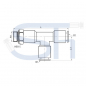 Preview: L-Steckverbinder 10mm - R 1/4" - Kunststoff
