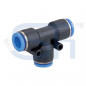 Preview: T-Steckverbinder 4mm - Kunststoff