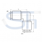 Preview: Winkelsteckverbinder 4mm - Kunststoff