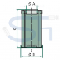 Preview: Ersatzfilter 10µm - für Druckfilter 280 Liter - Leitungseinbau