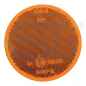 Preview: Reflektor Orange - Rund - Ø 75mm - mit Schraube M 5x19
