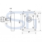 Preview: IHC Case - Hydraulikpumpe 16ccm - BG2 - Konus 1:8 - linksdrehend - 242238A2 - McCormick