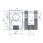 Preview: Gabelkopf mit Gewinde 20mm