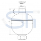 Preview: Membranspeicher 1,40 Liter - 140 Bar