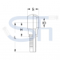 Preview: Pressarmatur DN05 - Ringnippel - R 1/4"