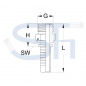 Preview: Pressarmatur DN10 - 13/16" - AG - ORFS