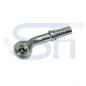 Preview: Pressarmatur DN19 - 1/2" - 45° - SAE 6000 PSI