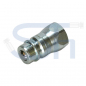 Preview: Steckkupplung mit Kugelventil BG3 Stecker R 1/2" IG