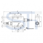 Preview: Schockventil R 1/4" 10 - 180 BAR - doppeltwirkend