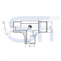 Preview: T-Verschraubung R 1 1/2"