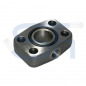 Preview: Zwischenflansch mit Messanschluss SAE 6000 PSI - R 1 1/4"