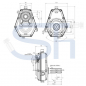 Preview: Zapfwellengetriebe BG2 - 1:3.8 - mit Stummel - 20ccm + 8ccm Doppelpumpe BG2