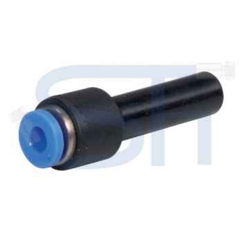 Gerader Reduzierstecknippel 6mm - 4mm - Kunststoff