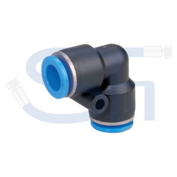 Winkelsteckverbinder 4mm - Kunststoff