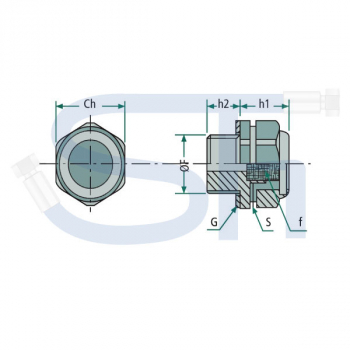 Entlüftungsstopfen Filter R 3/4"