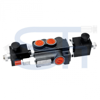 Elektrisches Steuerventil 80 l/min - 1 Sektion - Doppeltwirkend - 12 V DC