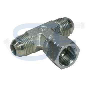 Einstellbare T-Verschraubung JIC 7/16"