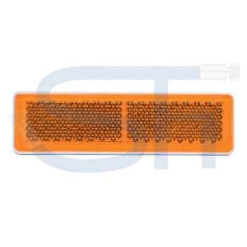 Reflektor Orange - Rechteckig - mit Klebeband