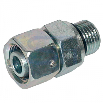 Gerade Einschraubstutzen 06S - R 1/4" - vormontiert - Edelstahl V4A