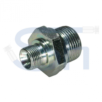 Gerade Reduzierverschraubung AG R 1/4" - AG R 1/8"