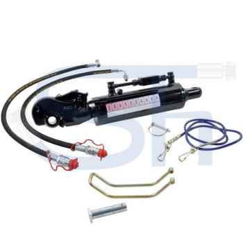 Hydraulischer Oberlenker Kat. 3 - 185 Hub - mit Fanghaken - für Gabelkopf