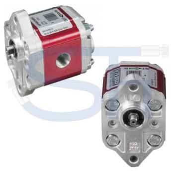 Hydraulikpumpe ViVoil - BG0 - 0,16ccm - Ø 22mm - Welle gefräßt 5mm - Ölanschlüsse Innengewinde - rechtsdrehend