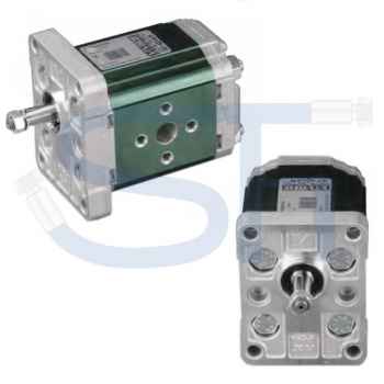 Hydraulikpumpe ViVoil - BG1 - 0,91ccm - Ø 25,40mm - Welle konisch 1:8 - Ölanschlüsse EURO Flansch - rechtsdrehend