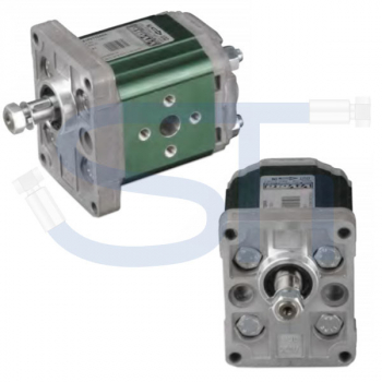 Hydraulikpumpe ViVoil - BG1 - 0,91ccm - Ø 30mm - Welle zylindrisch 12mm - Ölanschlüsse EURO Flansch - rechtsdrehend