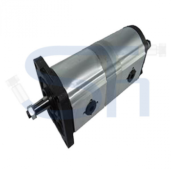 Hydraulikdoppelpumpe 4ccm + 4ccm - BG2 - Konus 1:8