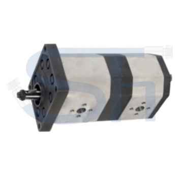 Hydraulikdoppelpumpe 20ccm + 20ccm - BG3 - Konus 1:8 - rechtsdrehend