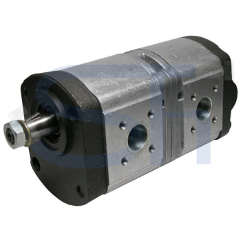 IHC Case - Hydraulikdoppelpumpe 11ccm + 8ccm - BG2 - Konus 1:5 - linksdrehend - 0510565365 - Case 956XL, 1056XL Hydroplus