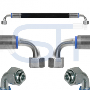 Hydraulikschlauch 4SP DN16 - DKOS 20S - IG 90°-IG 90° - M 30x2