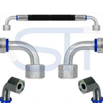 Hydraulikschlauch 2SC DN19 - ORFS 1 3/16" - IG 90°-IG 90°