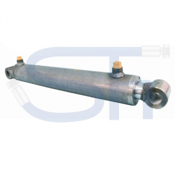Hydraulikzylinder mit Querbuchse 35/20/100 Hub - doppeltwirkend