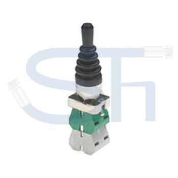 Joystick mit 4 Funktionen - 1 x Raste & 3 x Federrückstellung