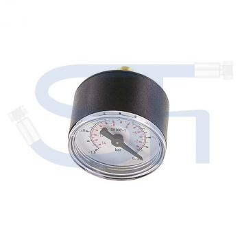 Manometer Ø 63 - 0 - 60 BAR - R 1/4" waagerecht