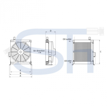 Ölkühler 25L bis 100L - 24 V DC