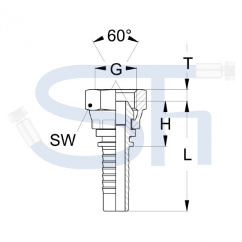 Pressarmatur DN08 - R 3/8" - IG - DKR