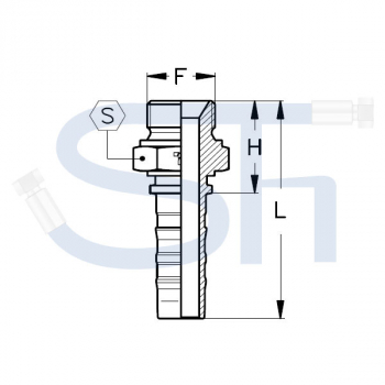 Pressarmatur DN38 - R 1 1/2" - AG - DKOR-S - 4SH