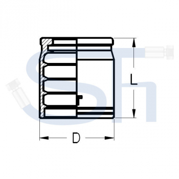 Pressfassung für 2SN DN38 - 1 1/2"