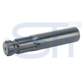 Profilwellenstück R 1 1/8" 6 Zähne - Länge 150mm - 1-seitig