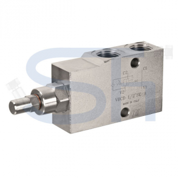 Senkbremsventil R 1/4" - einfachwirkend