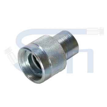 Schraubkupplung mit Kegelventil BG2 Muffe R 3/8" IG