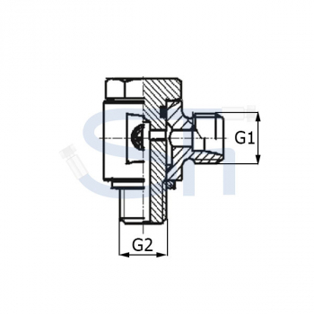 Schwenkverschraubung 15L - R 1/2"
